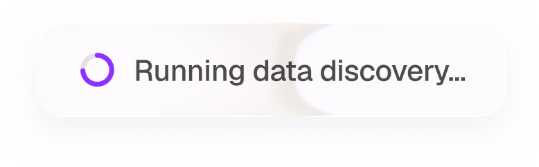 Running data discovery.